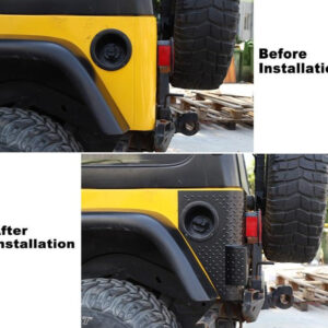 Front Head Lamp Covers for Jeep Wrangler TJ 1997-2006 - Image 3