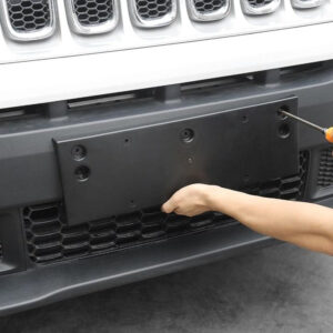 Front Bumper  License Plate Holder Cover for Jeep Renegade 2015+ - Image 4