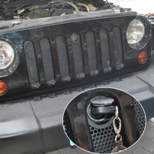 Front Race Grille Insect Net for Jeep Wrangler JK 2007-2017 - Image 4