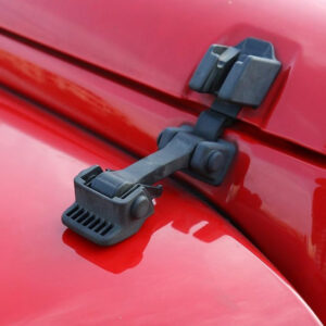 Hood Lock Covers for Jeep Wrangler JK JL 2007-2018 - Image 2