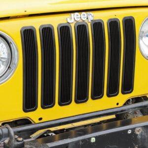 Front Race Grille With Insect Nets Covers for Jeep Wrangler TJ 1997-2006 - Image 4