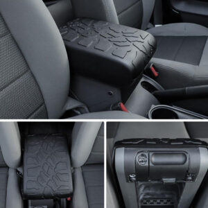 Front Armrest Box Cover for Jeep Wrangler JK 2007-2010 - Image 4