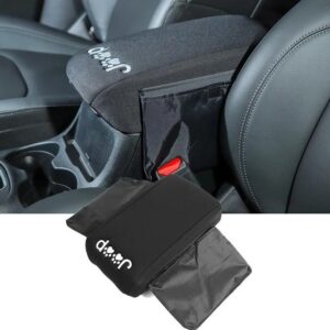 Front Armrest Box Cover with Storage Bags for Jeep Cherokee 2014+ - Image 7
